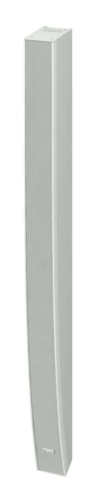 TOA SR-H3S Type H slim line array speaker, white, 16 cone drivers, 360 W, 20° vertical coverage