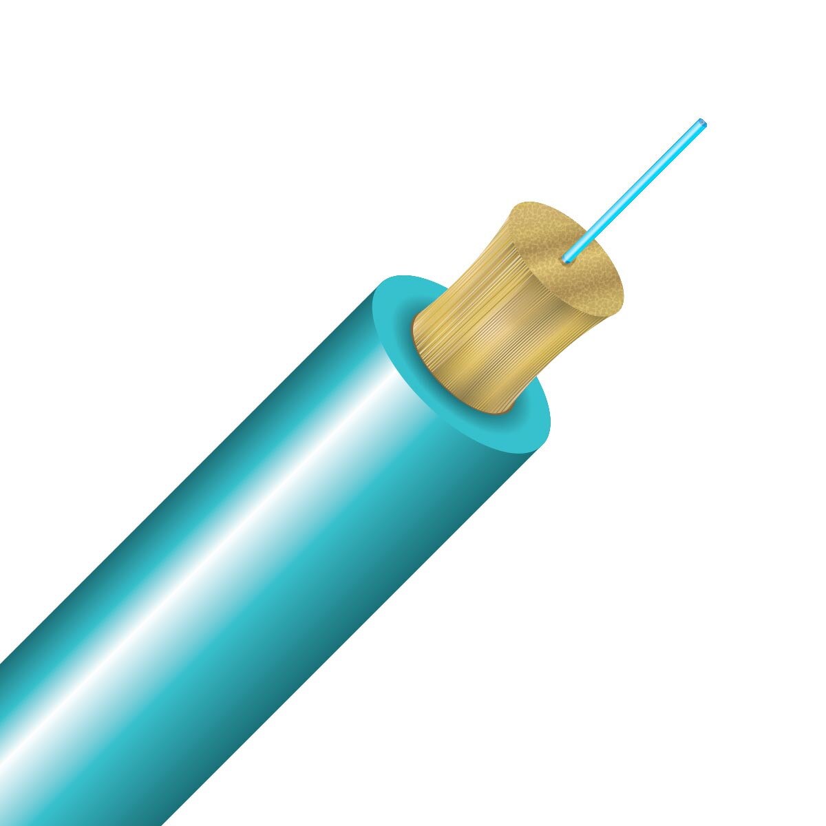 Cleerline S50125MOM3R-B Simplex SSF™ Riser, 50/125, OM3 Per FT