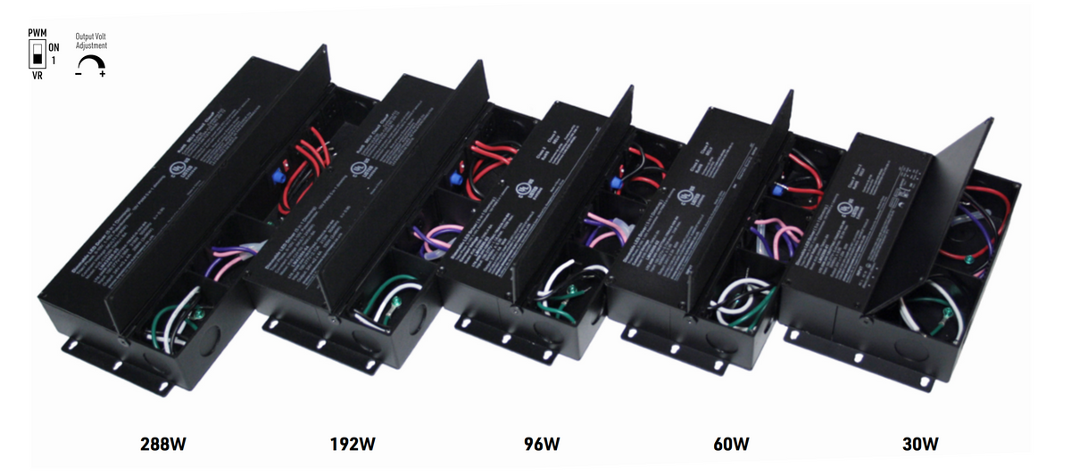 Lumentruss Universal 24V LED Driver, 120/277V