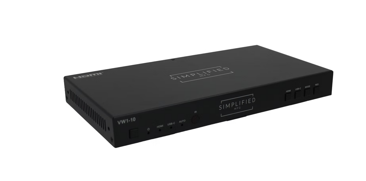 Simplified VW1-10 10 Output 4K Multi-Format Video Wall Processor