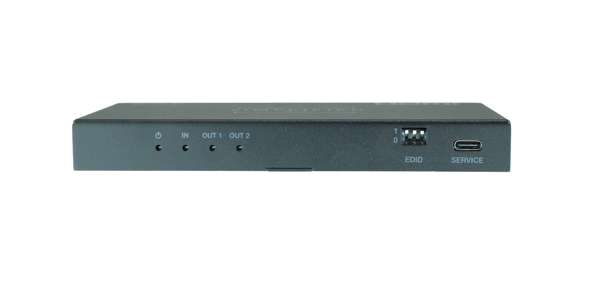 Simplified SP12S-8K HDMI2.1 48Gbps Auto-Scaling 1 to 2 HDMI Splitter with HDR to SDR Conversion