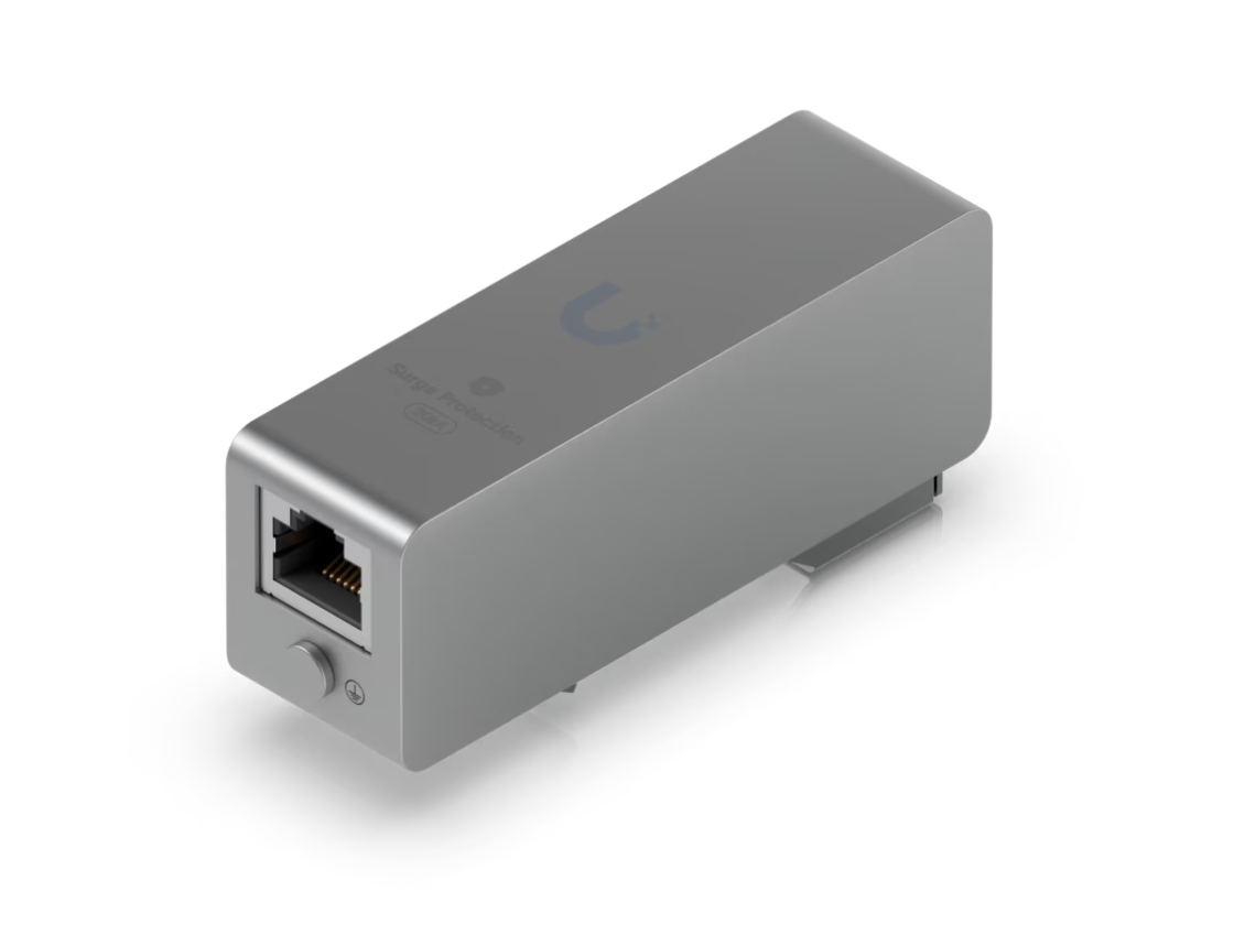 Ubiquiti UACC-ETH-SP-DIN 2 x RJ-45 - 20 kA - RJ-45 - DIN Rail Mountable Ethernet Surge Protection