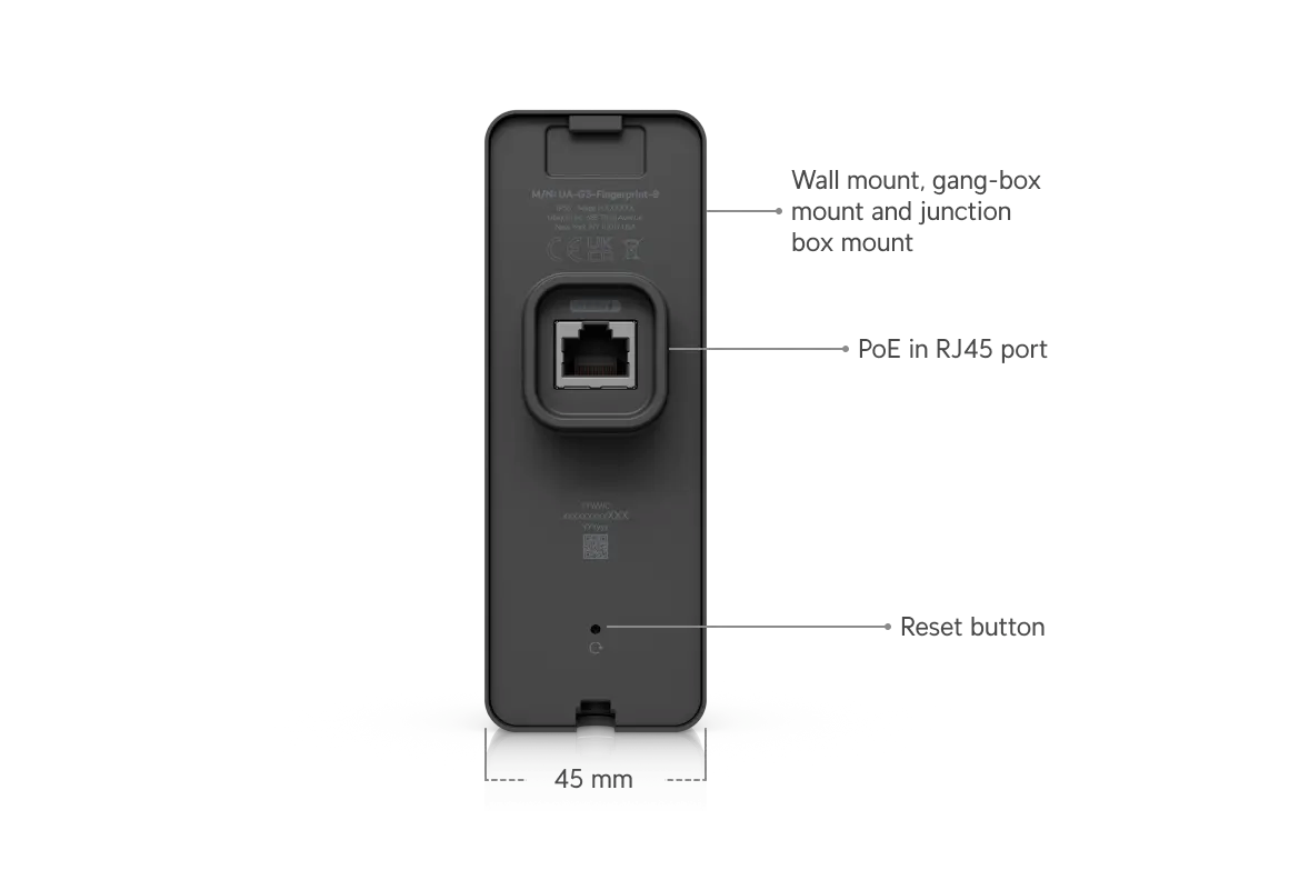 Ubiquiti Access G3 Reader Fingerprint