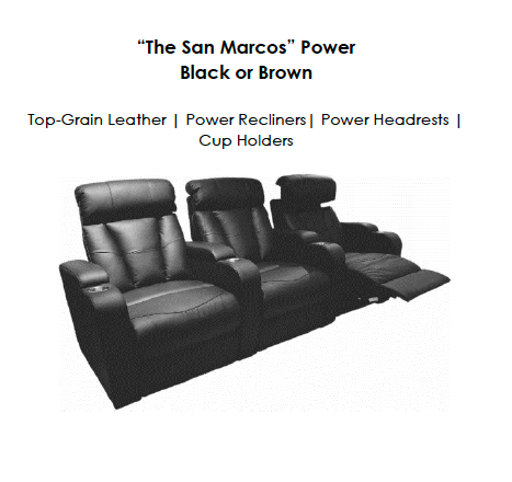 Texas Theater Seating "The San Marcos"