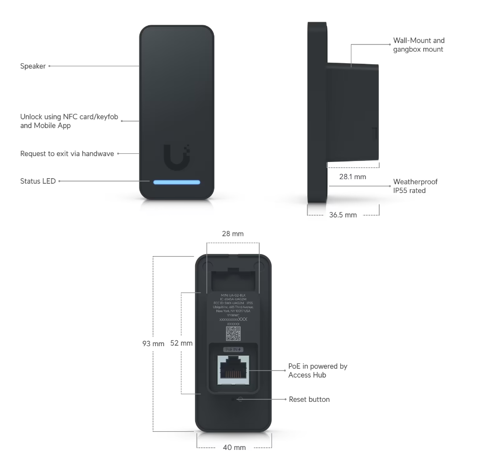 Ubiquiti UA-G2 Access G2 Reader