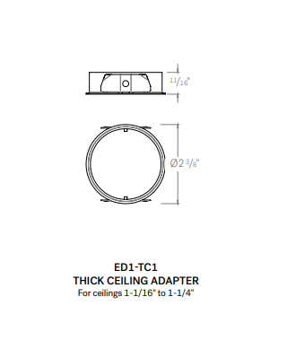 CSL 1" Eco-Downlight Trim Accessories