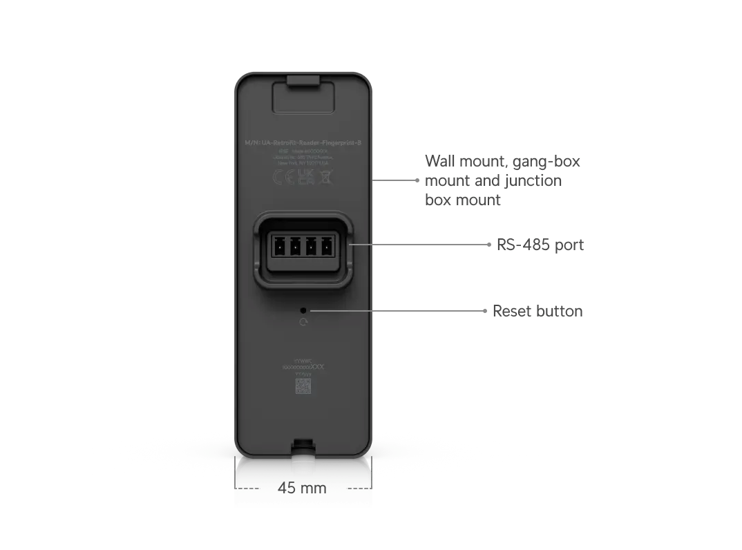 Ubiquiti Access Retrofit Reader Fingerprint
