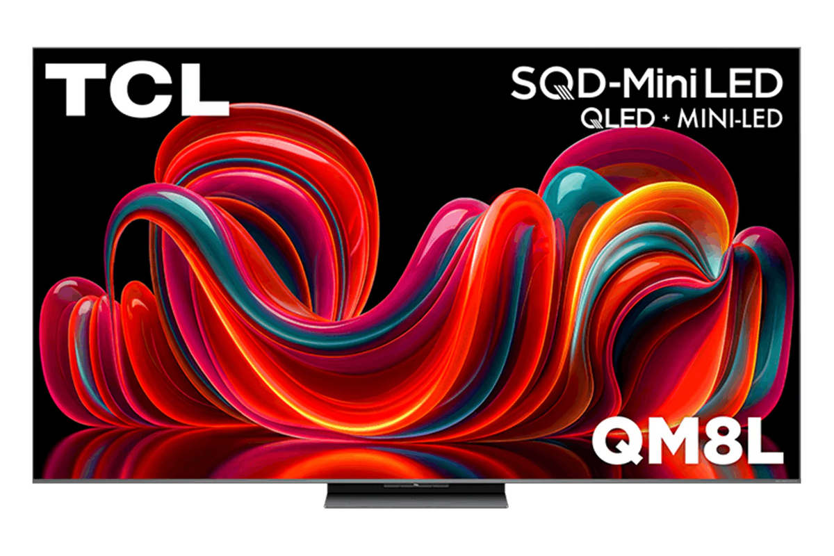 TCL QM8L Series 4K UHD HDR SQD-Mini LED 4K TV with Google TV 65"-98" (2026)