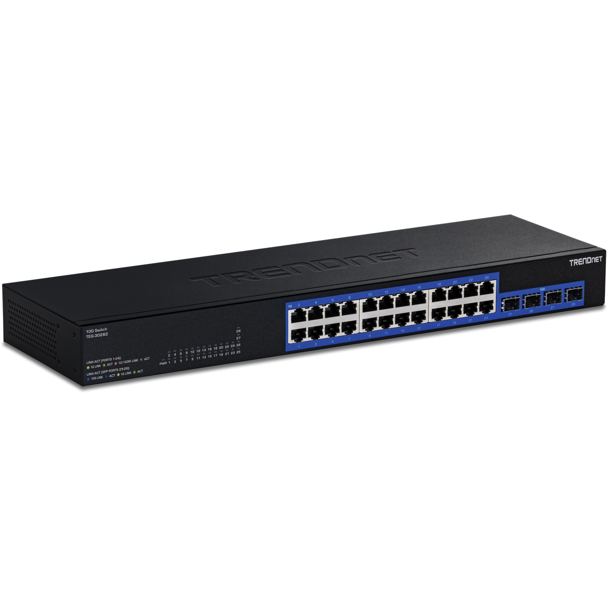 TRENDnet TEG-30262 28-Port Gigabit Switch with 4 x 10G SFP+Ports
