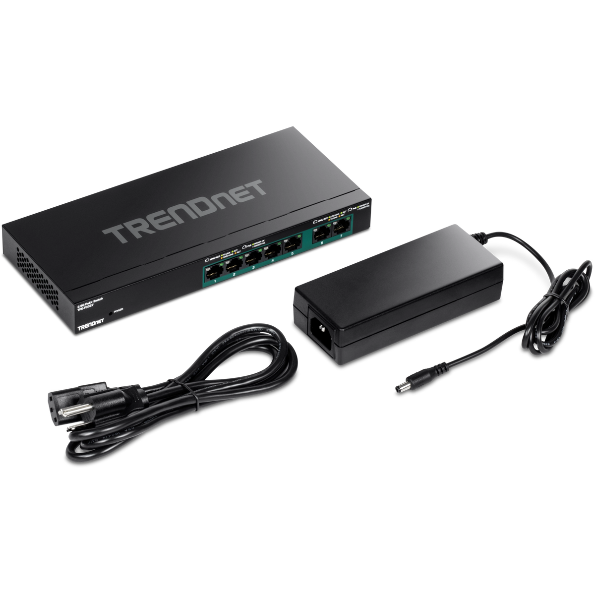 TRENDnet TPE-TG327 7-Port Multi-Gig PoE+ Switch
