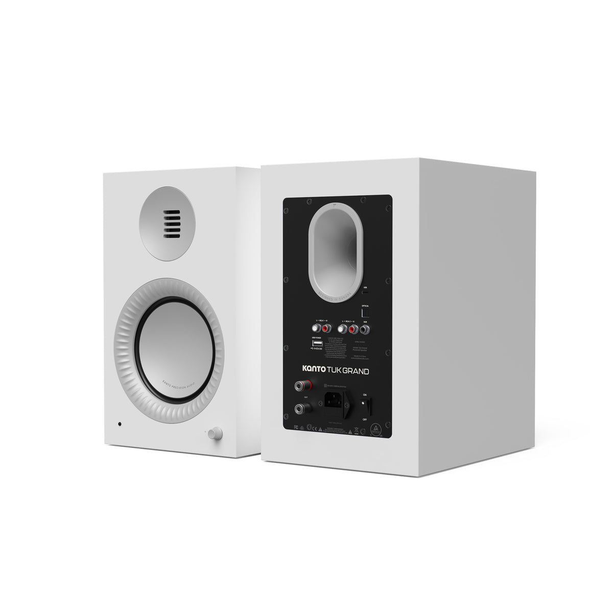 Kanto 320 W Premium Powered Speaker System with Bluetooth® 5.4 - Dual RCA and USB-C Inputs