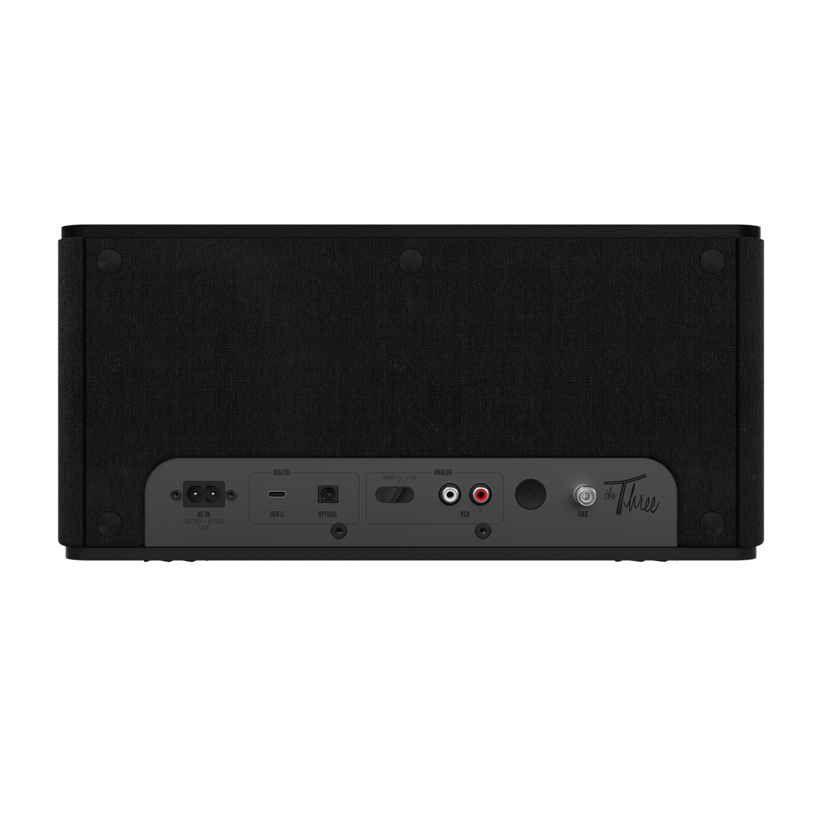 Klipsch The Three+ Matte Black The Three Plus Ebony Back2 2000x2000
