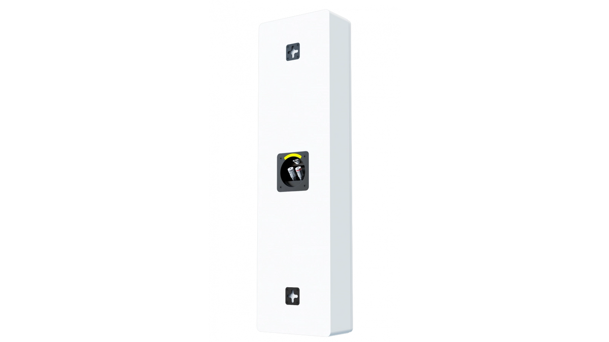 Elac Muro 4" x 2 On-Wall Sealed Cabinet Speaker - White, Each