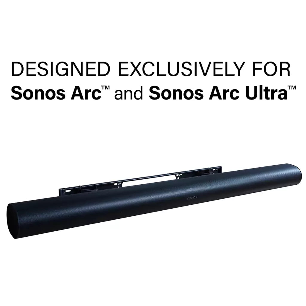 Sanus WSSAWM1-B2 Extendable Soundbar Wall Mount for Arc & Arc Ultra. BLACK