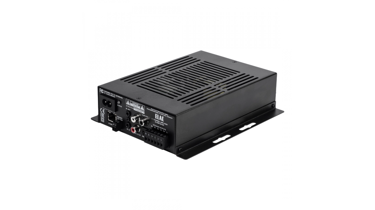 Elac IS-AMP340-BK Integrated 3 x 40W Amplifier with Dolby Digital - Black, Each
