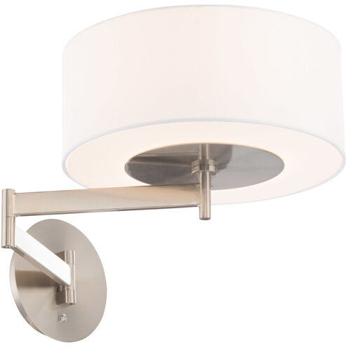 WAC Lighting BL-83023-BN Chelsea Reading Light Wall Light in Brushed Nickel, dweLED