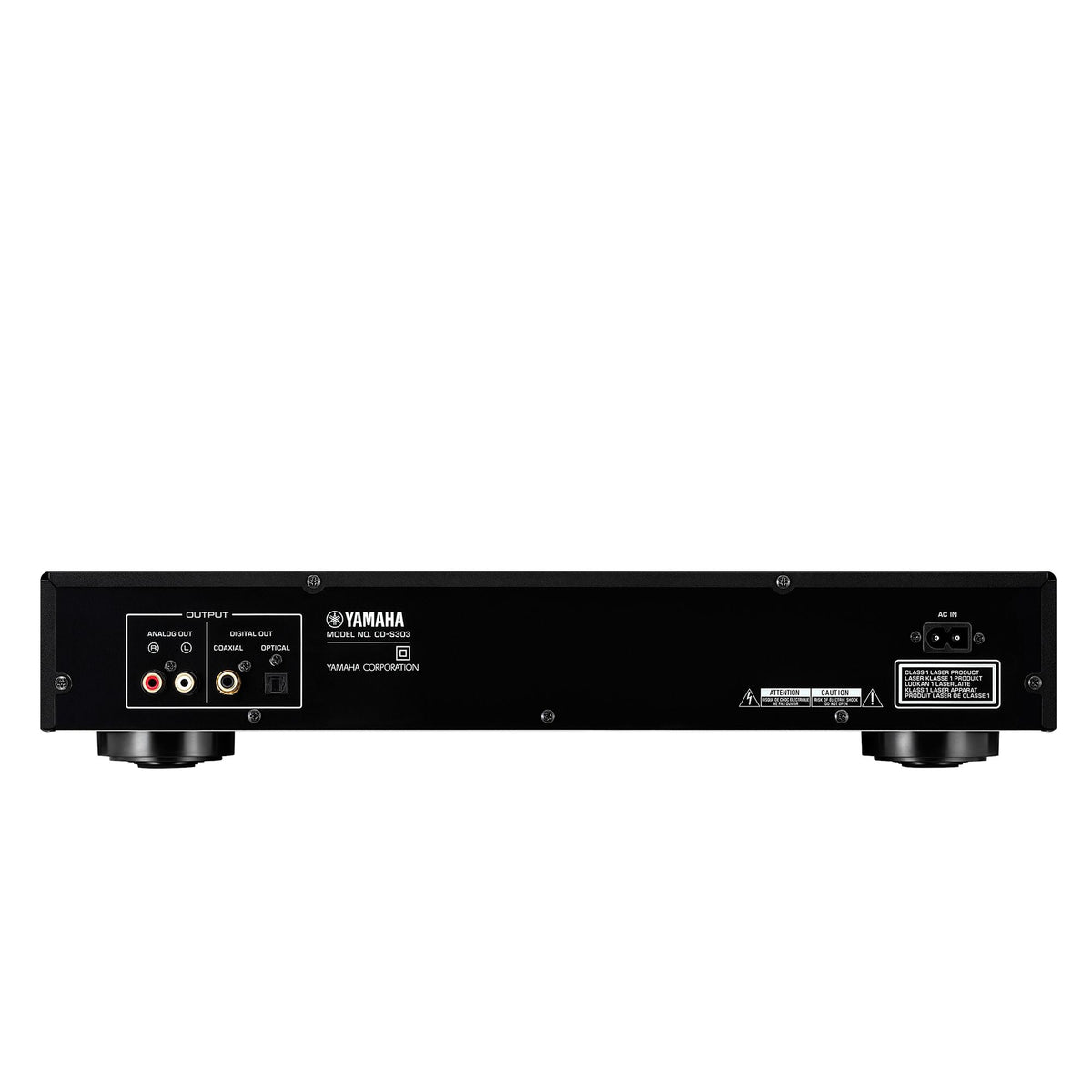 Yamaha CD-S303BL CD Player, Black