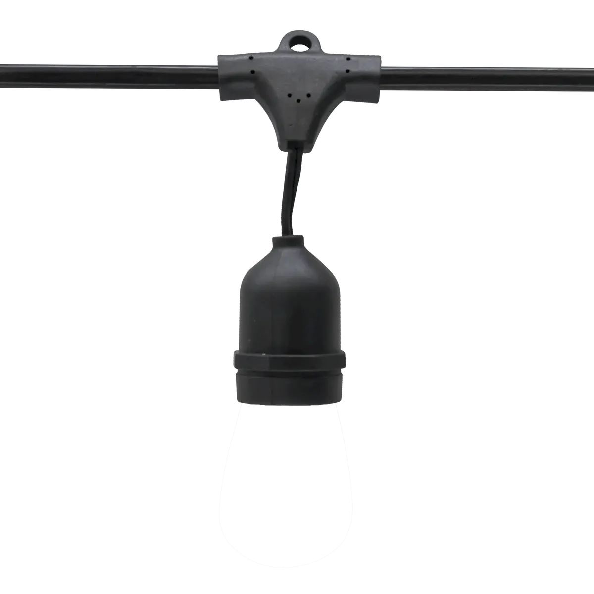 Proluxe PLX-CGLS-NS-E26-100-BK Commercial Grade Light String E26 Suspended Series
