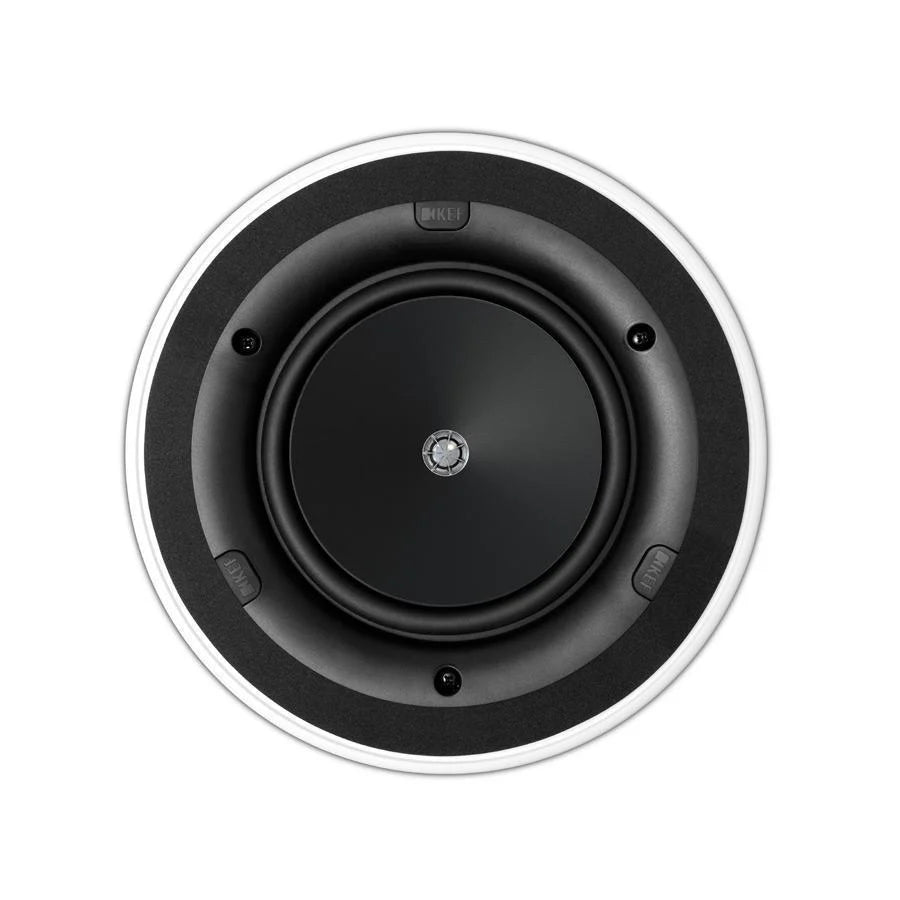Kef C Series 6.5" In-Ceiling Round Speaker White Ci160.2CR , Each