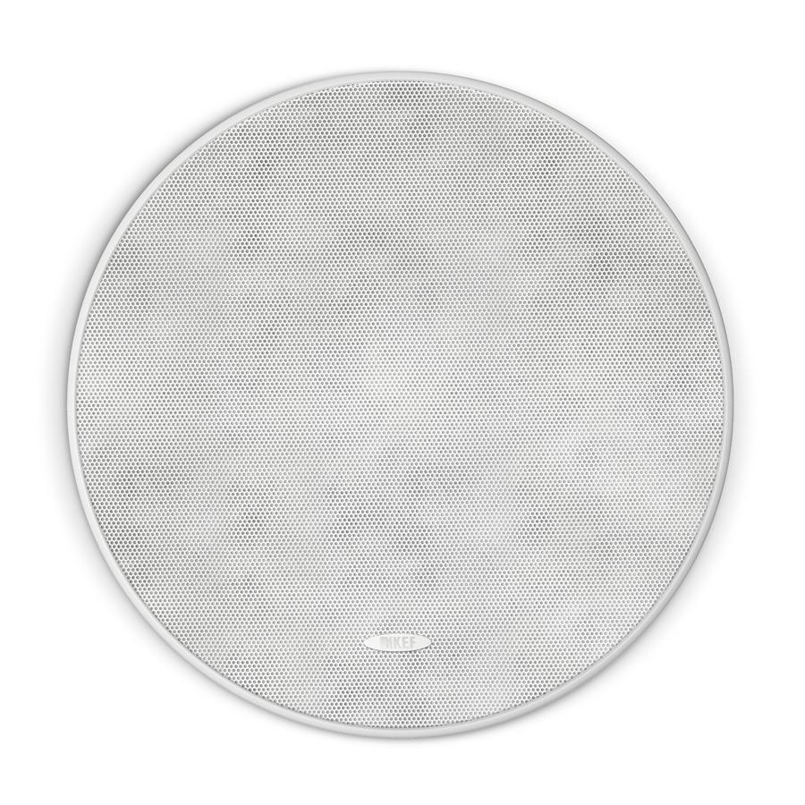 Kef C Series 8" Round Loudspeaker White Ci200.2CR, Each