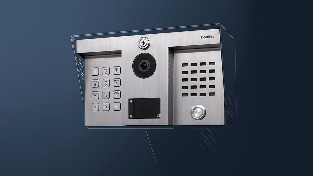 DoorBird 423866720 IP Upgrade Intercom for DoorKing Classic/Plus Stainless Steel V2A, Brushed