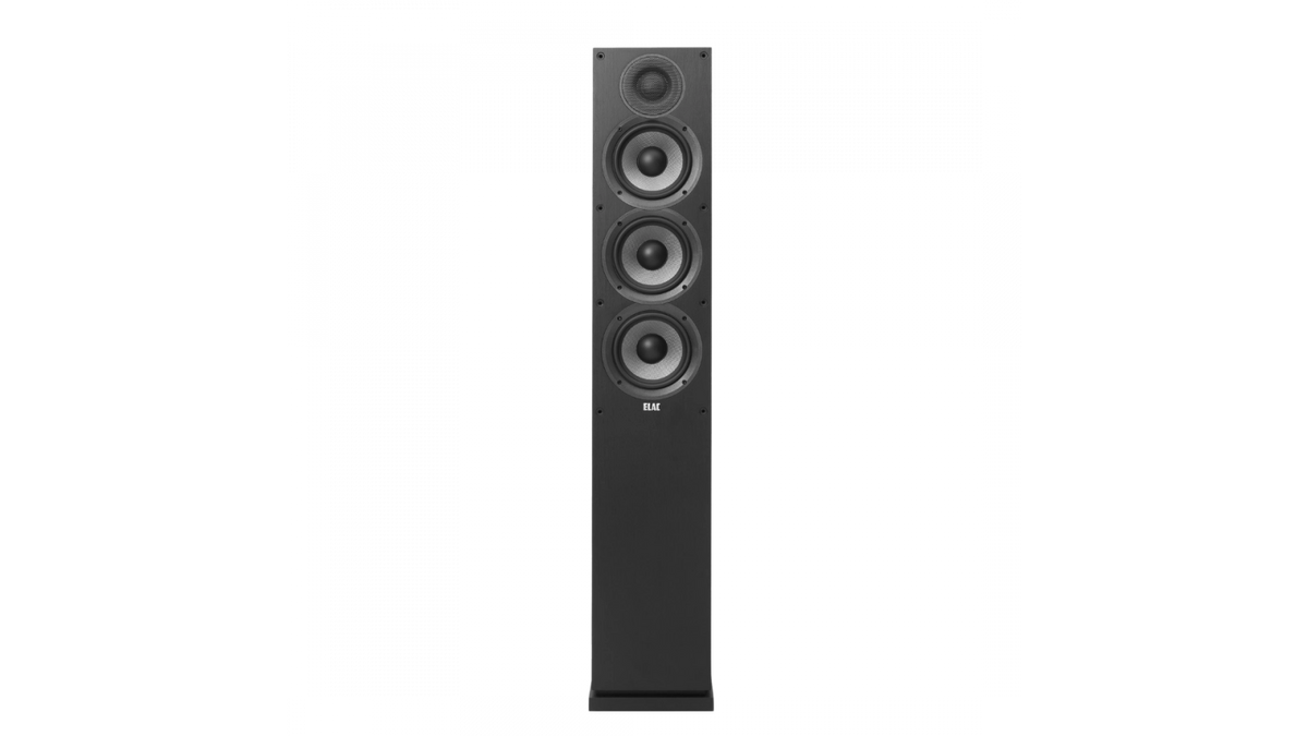 Elac 5.25" Debut 2.0 F5.2 Floorstanding Speaker - Black, Each