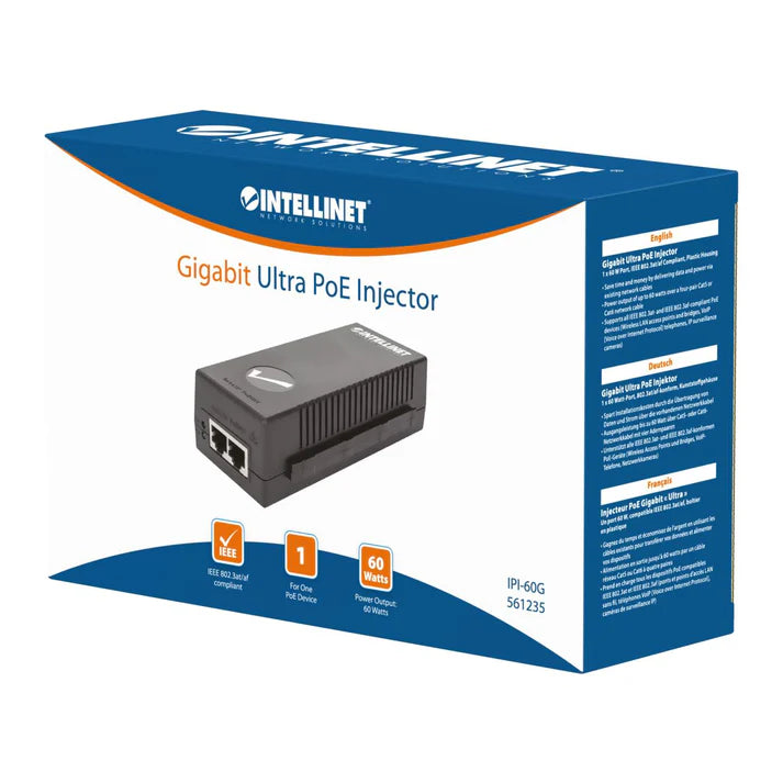 Intellinet 561235 Gigabit Ultra PoE Injector