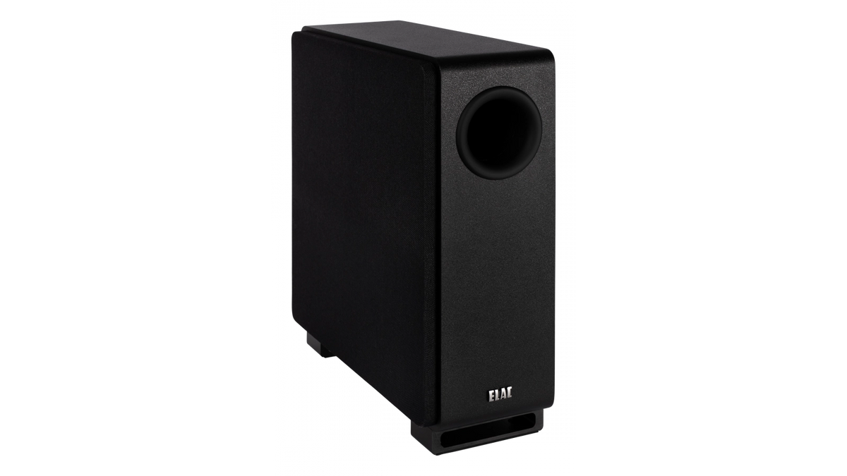 Elac Muro 8" 125W Thin Powered Subwoofer - Black, Each
