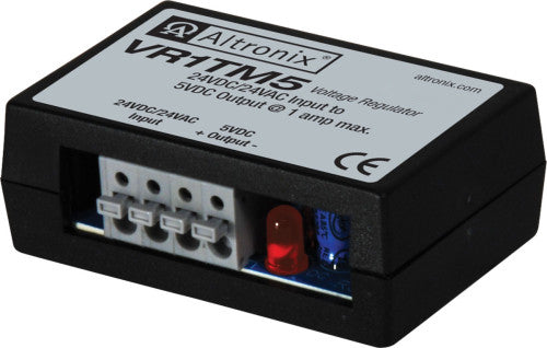 Altronix VR1TM5 24VAC/VDC - 5VDC@1A TERMINL