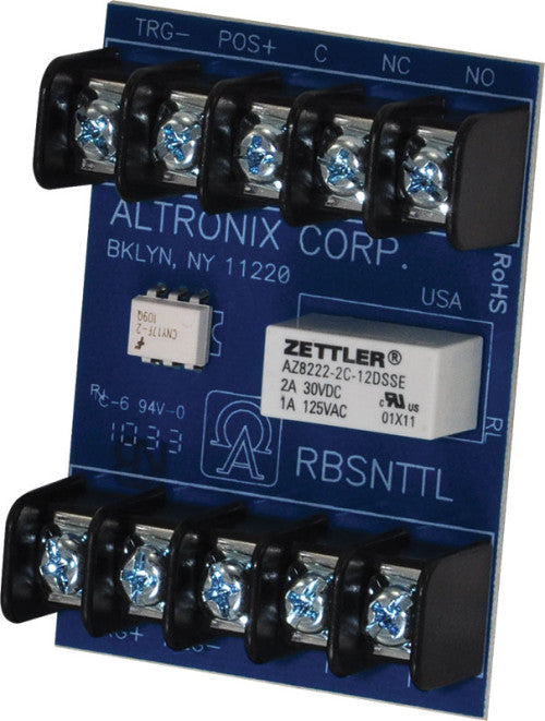 Altronix RBSNTTL ULTRA SENSITIVE RLY 1ma Trgr