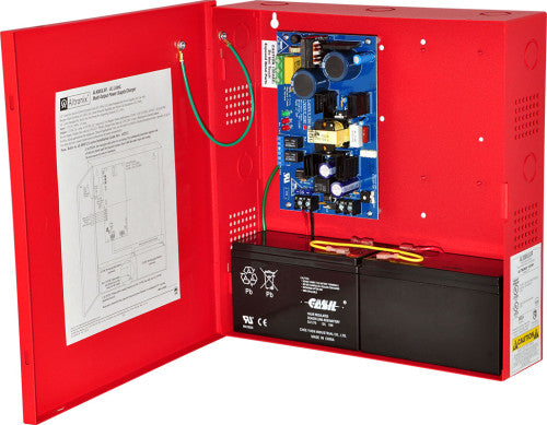 Altronix AL400ULXR AL400ULX PS IN RED ENCLOSURE