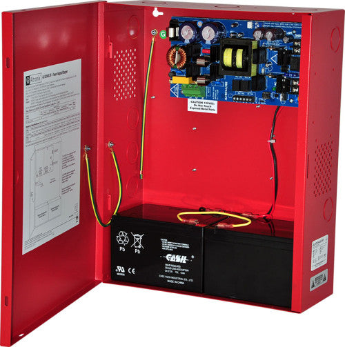 Altronix AL1024XR220 10A 24VDC P/S 220v RED ENCL