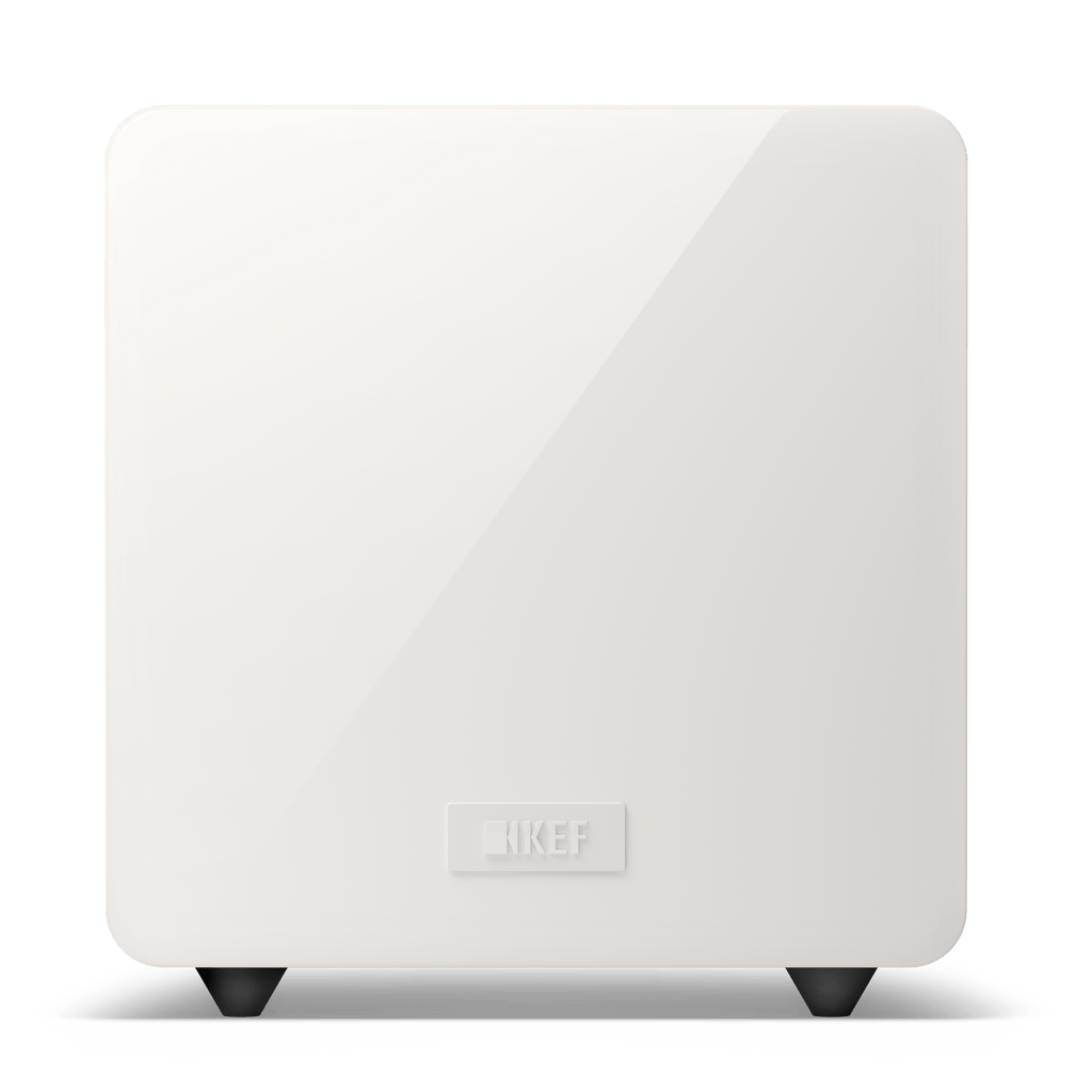 Kef KC92WH 1000W (500W x 2) Dual 9" Force Canceling with iBX Subwoofer White, Each
