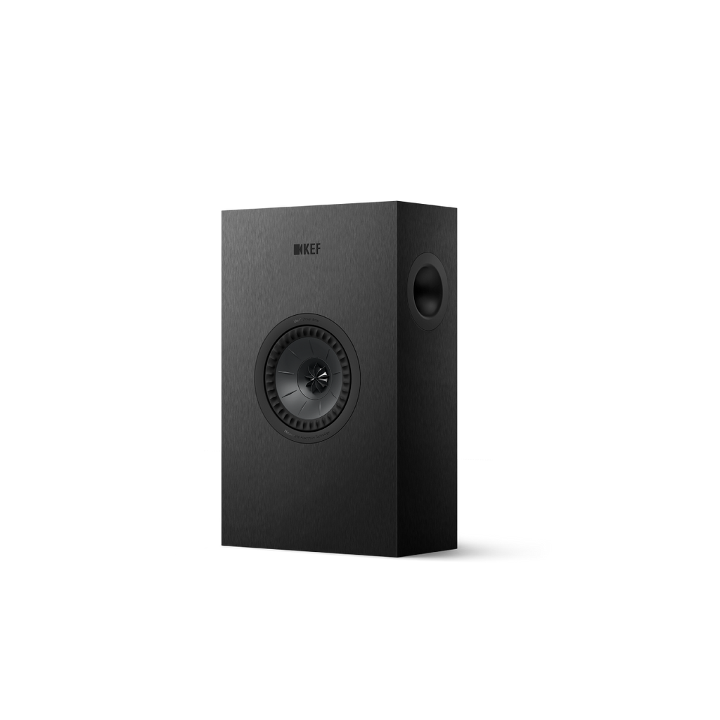 Kef Q4 Meta Black Speaker On-Wall w/Grille Q4MBK, Each