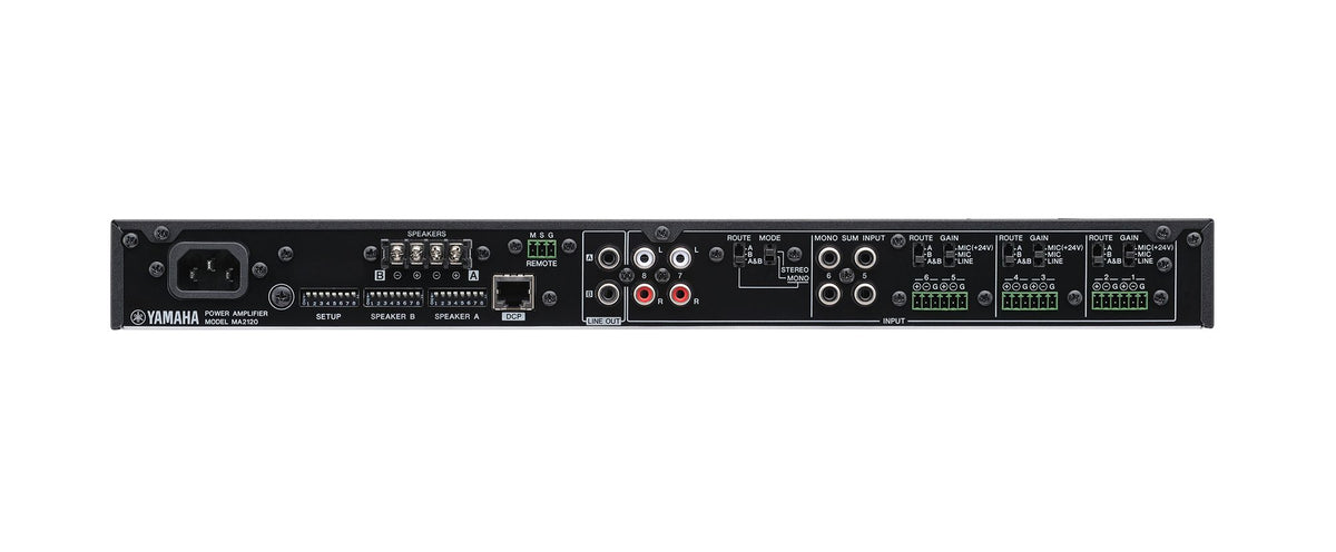 Yamaha CIS MA2120 Lo-Z/Hi-Z Switchable Class-D 2Ch x 120W Power Amplifier