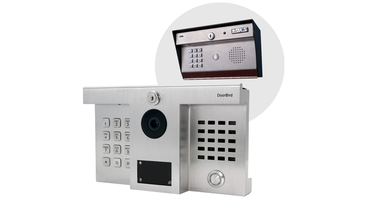 DoorBird 423866720 IP Upgrade Intercom for DoorKing Classic/Plus Stainless Steel V2A, Brushed