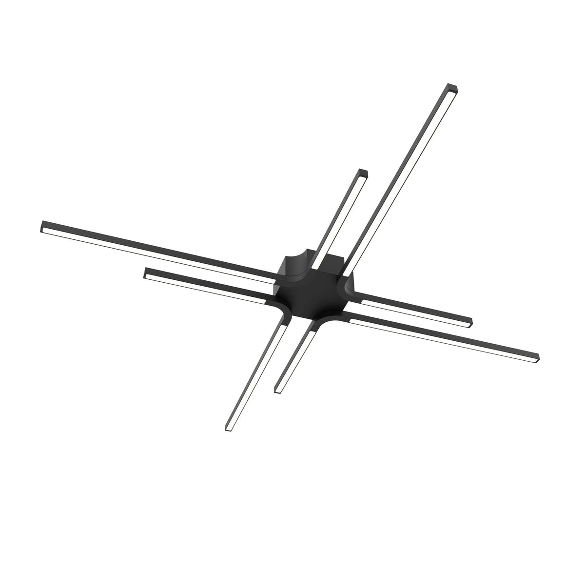 DALS 32″ 120V - 277V Star LED flush mount STRFM-3K-BK