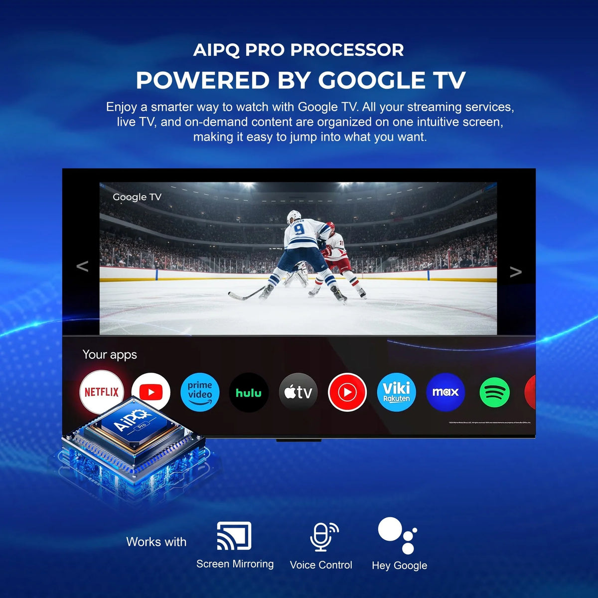 Titan Outdoor TV G100 Mini-LED Outdoor TV, Covered Patio