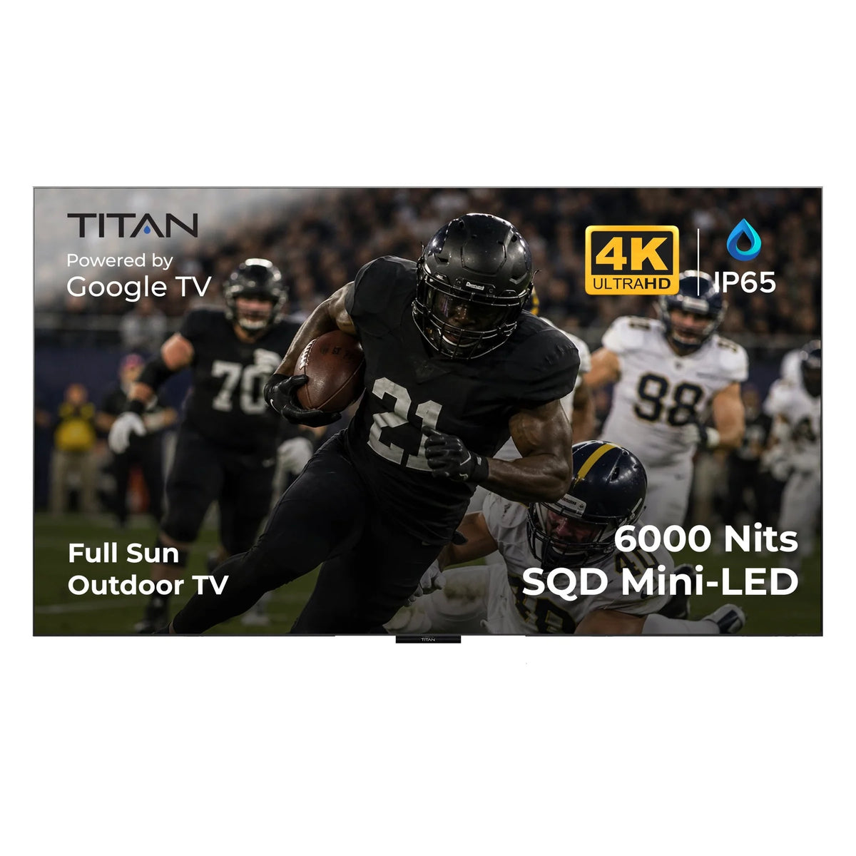 Titan Outdoor TV G300 SQD Mini-LED Outdoor TV, Full Sun