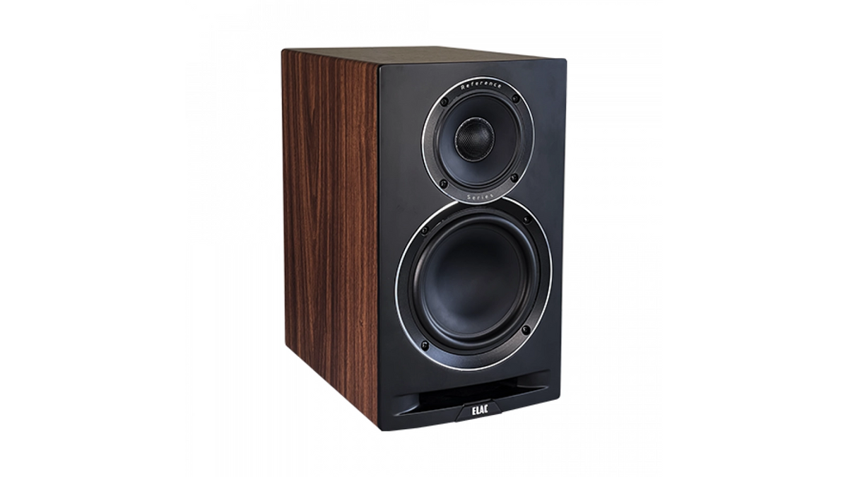 Elac 6.5"UniFi Reference Bookshelf Speaker - Walnut/Black, Pair