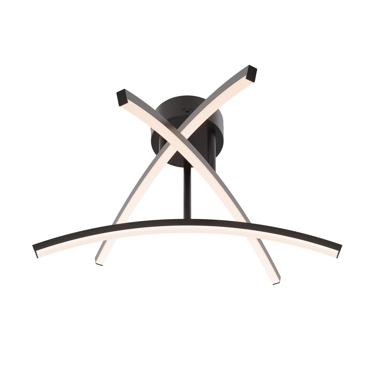 DALS 3 Curved Branch Flush Mount W3FM-CC-BK