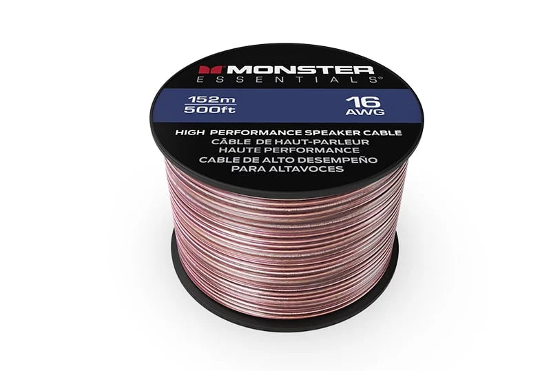 Monster Essentials High Performance Speaker Cable, 16AWG