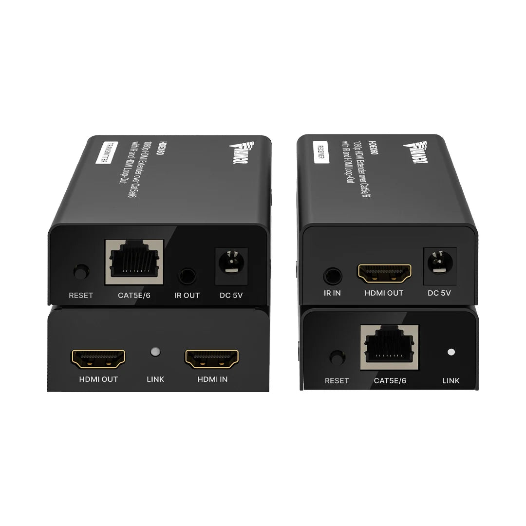 Vanco HDMI Extender Over Cat5e/6 Cable with IR and HDMI Loop-Out