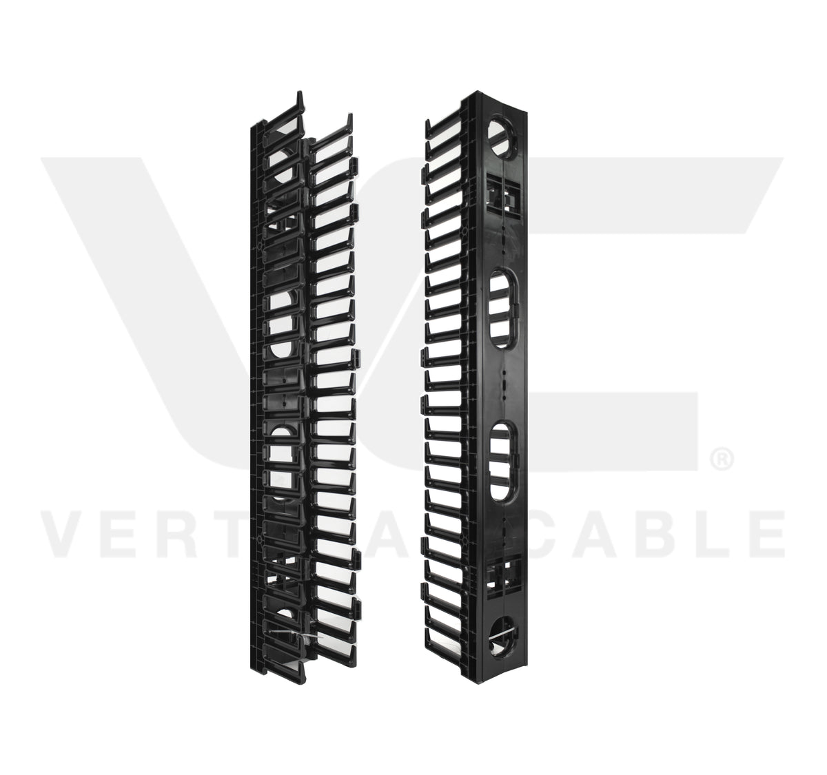 Vertical 047-VMF-4501 45 RMU Vertical Wire Manager, Plastic, Single-Sided