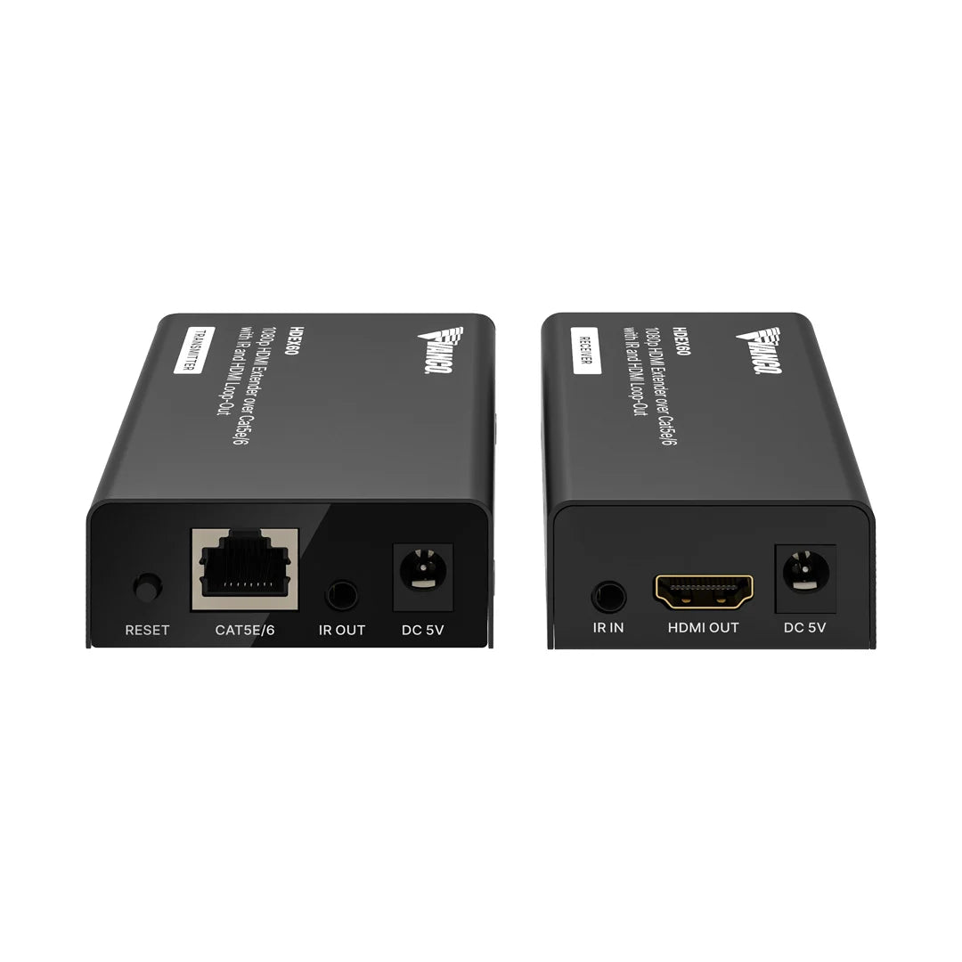 Vanco HDMI Extender Over Cat5e/6 Cable with IR and HDMI Loop-Out