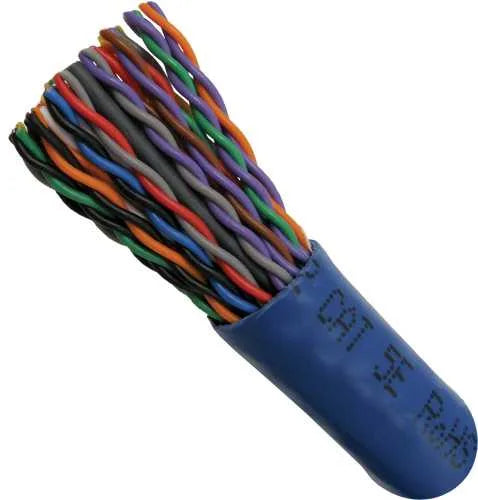 Vertical Cable 054-445/BL CAT5E Multi-Pair, 350 MHz, CMR Rated, Unshielded (UTP) 25 Twisted Pairs, 24 AWG Solid Bare Copper Conductors