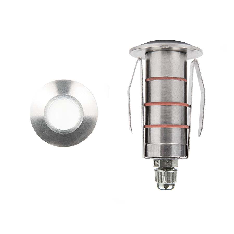 WAC Lighting 1021-27SS 1IN LED INGROUND ROUND 2700K