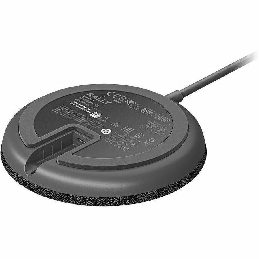 Logitech 989-000430 Rally Mic Pod for Rally, Rally Bar, and Rally Bar Mini, Graphite