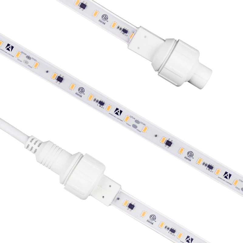 Proluxe PLX-H3COB-40K-KIT-30 30FT 4000K - 120V H3 KITS INCLUDE: (1) LENGTH OF 120V H3 WITH MOLDED MALE+FEMALE CONNECTORS, (1) 5FT REMOVABLE POWER CORD WITH PLUG & FEMALE CONNECTOR, (1) REMOVABLE END CAP, (1) PLASTIC MOUNTING CLIP PER FOOT OF LENGTH