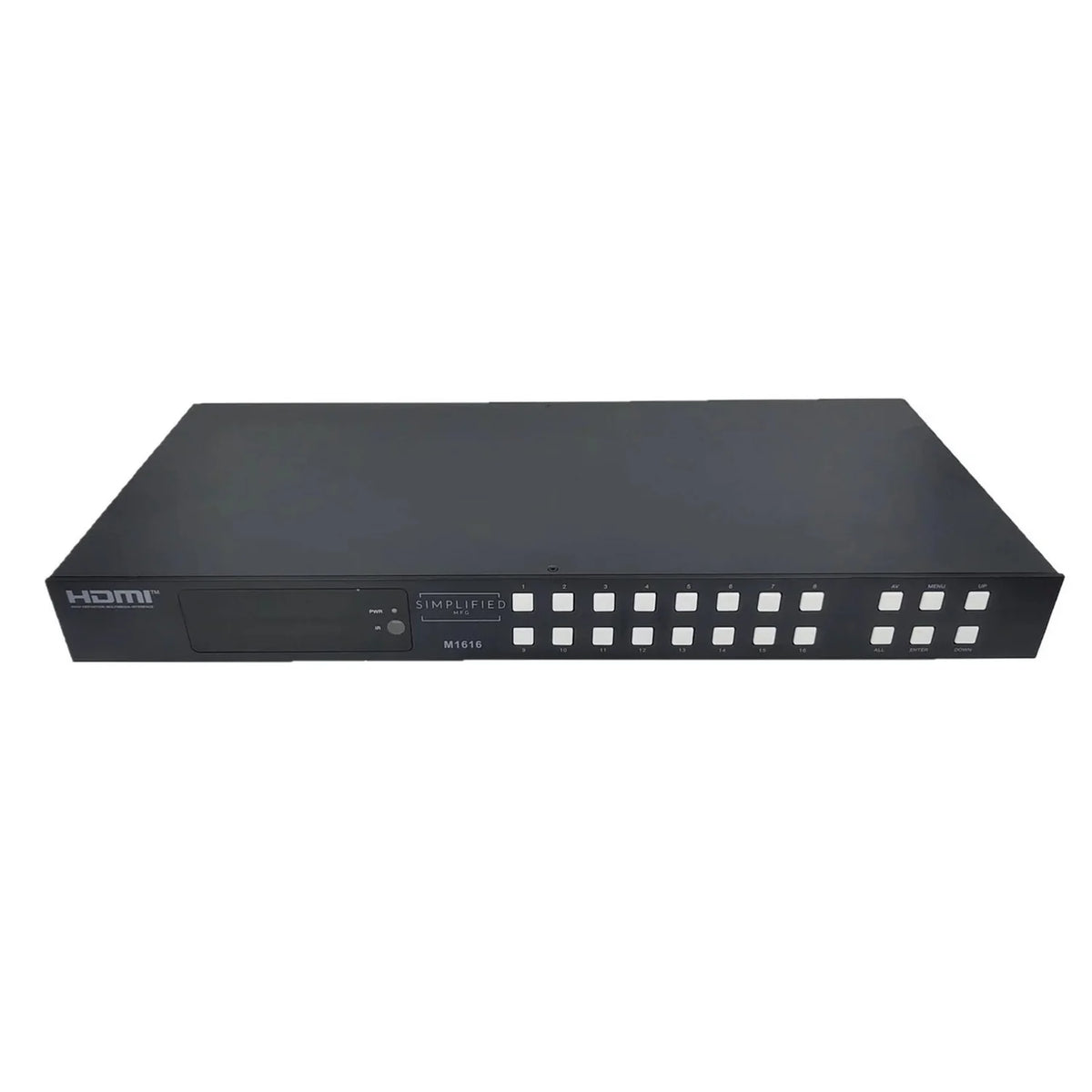 Simplified M1616 M16x16 HDMI 2.0b (18Gbps) Scaling Matrix